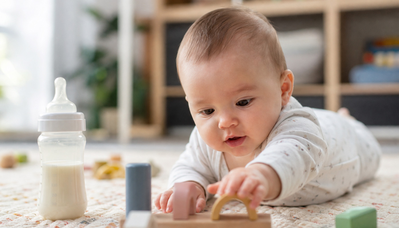 Impact du lait 1er âge sur le développement cognitif des nourrissons ?